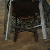 Antique solid wood side table