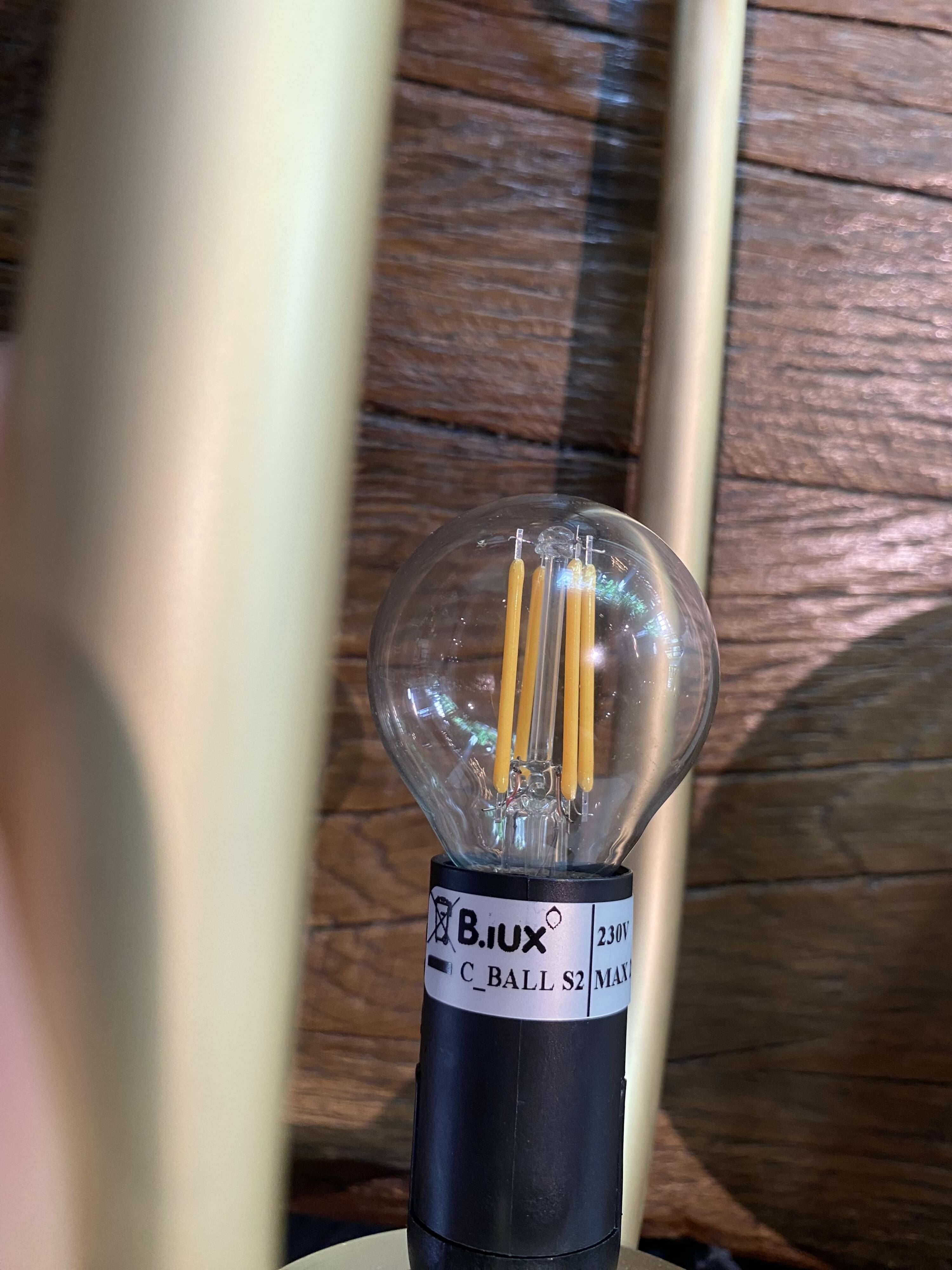 Suspension B lux white gold C ball s2 matte brass