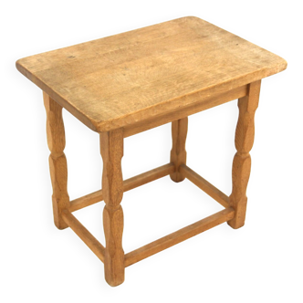 Scandinavian oak side table, Denmark, 1970