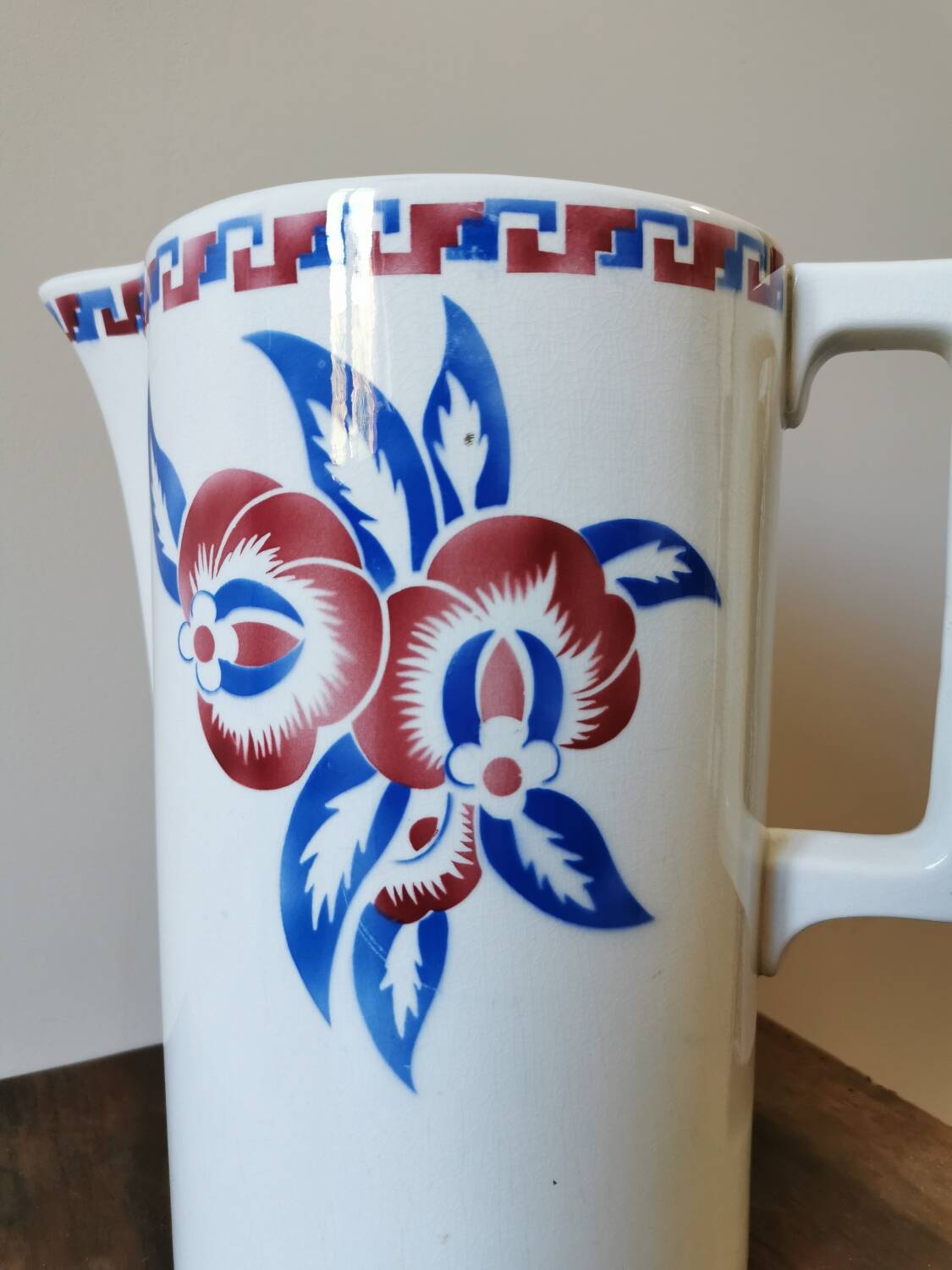 Vintage Digoin jug, Thaïs