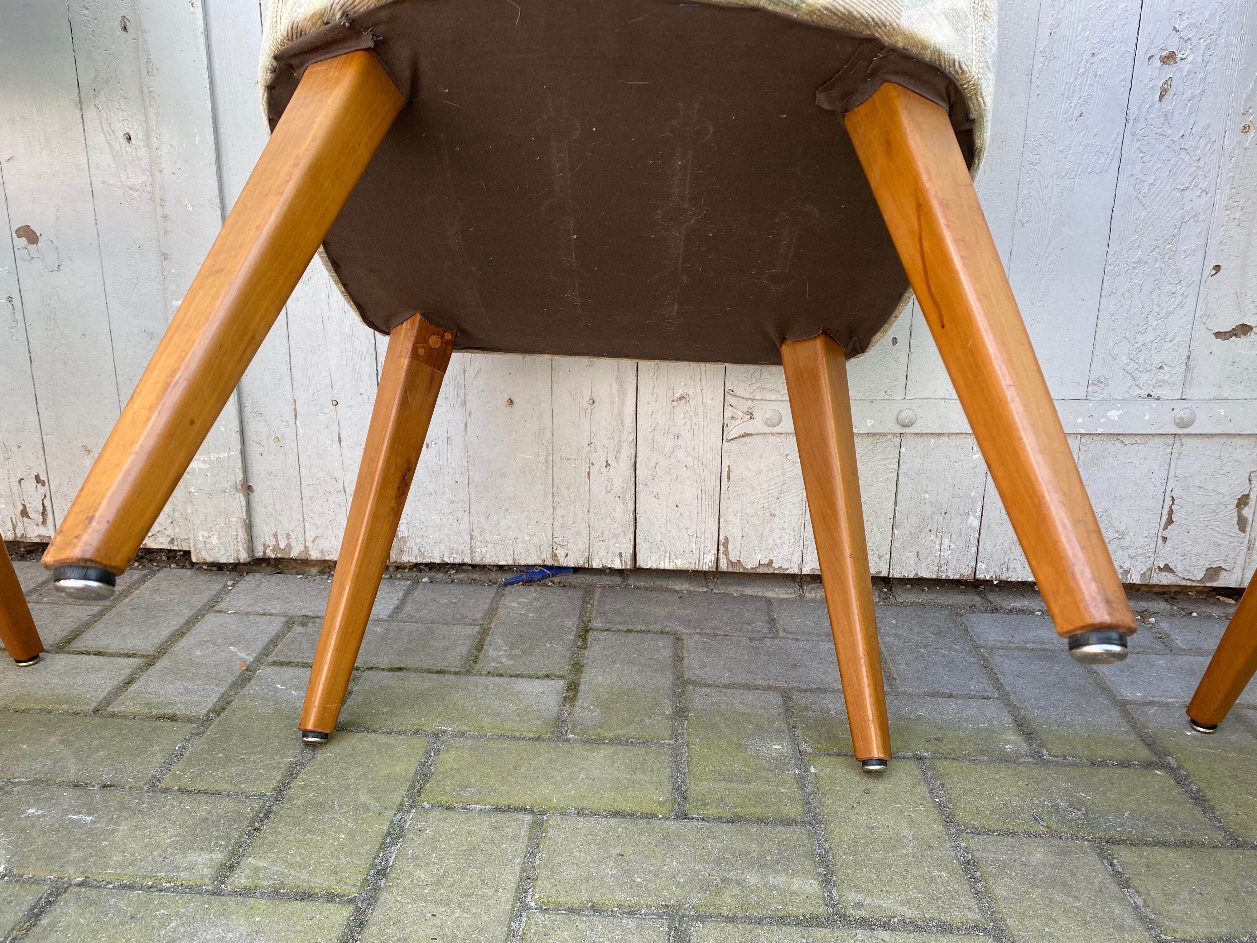 Set of 3 chairs G- Möbel Sweden in teak 1960s