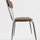 Lot of three chairs in formica effect wood 70