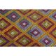 1970s Vintage Turkish Oushak Handmade Wool Cotton Orange Area Rug 160x263