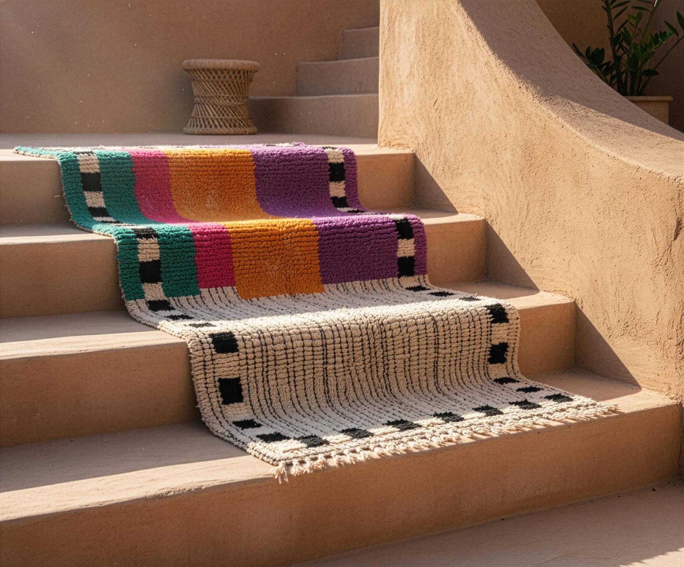 Large handmade Berber rug 2.5 x 1.5 m