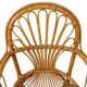 Fauteuil vintage en rotin, style bohème années 70
