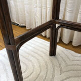 Rattan dressing table with her stool