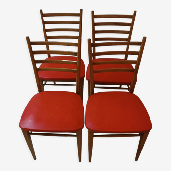 4 chaises en bois style scandinave