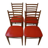 4 chaises en bois style scandinave