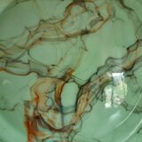 Art deco pendant lamp marbled glass ceiling light