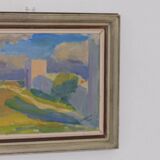 Original Swedish Oil on Canvas – “Summer Landscape” by A. Nyblom