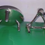 Set - candleholders and shell designed by Fritz Nagel and Caesar Stoffi.