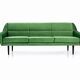 Sofa skagen green, scandinavian design
