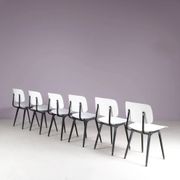 1950s Result chair black/white Friso Kramer Ahrend-De Cirkel