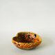 Ashtray in Fat Lava, yellow, 1970 - 15 x 5.5 cm