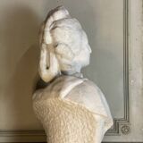 Marie-Antoinette, buste en marbre de Carrare