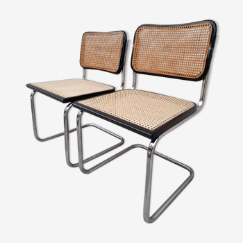 Paire de chaises B32 de Marcel Breuer