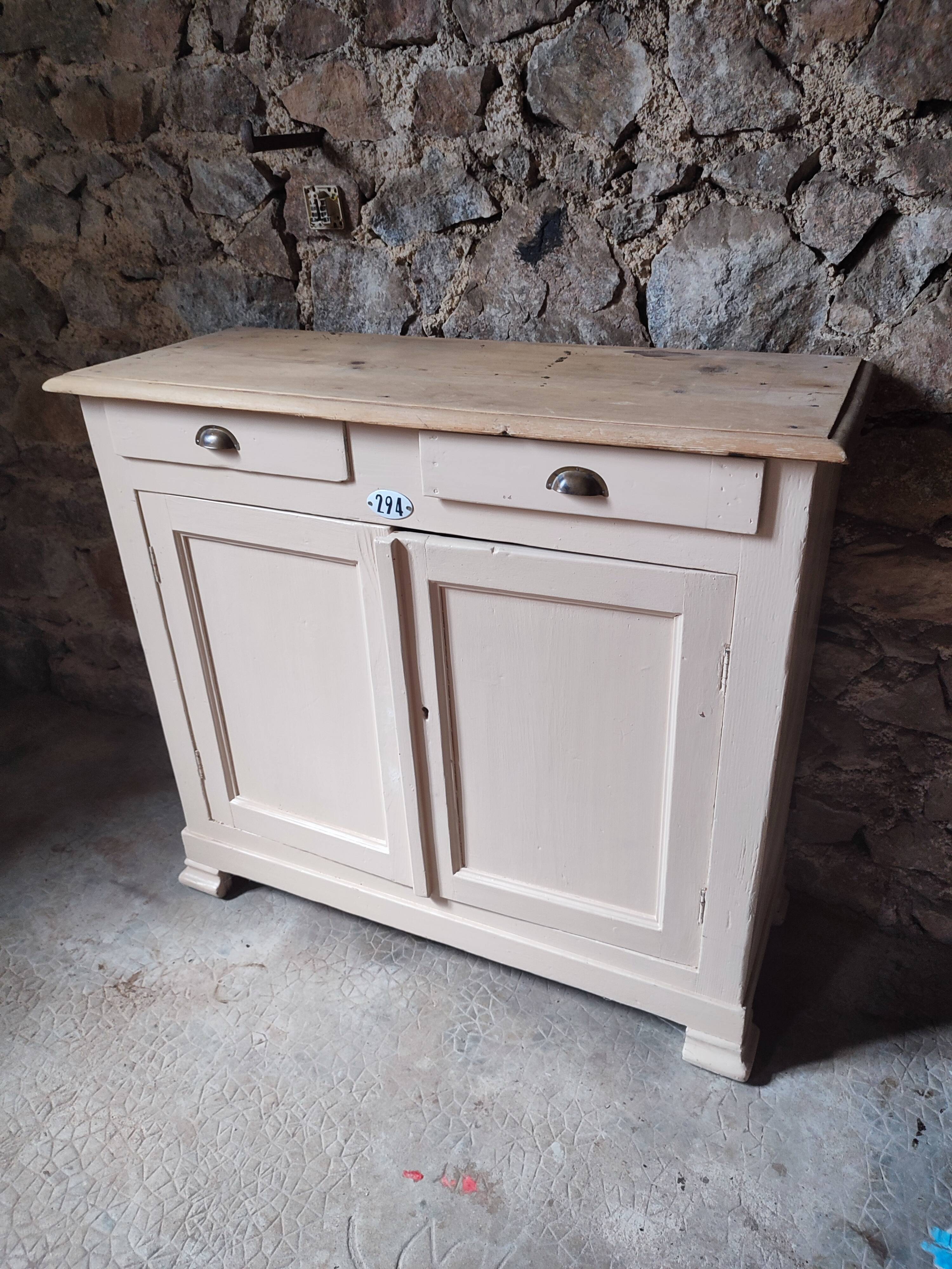 Antique low sideboard