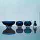 Sommerso glass by Mona Morales, 1960s, set of 4