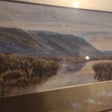 Old French watercolour, signed VY, and dated 1894