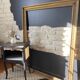 Large-format frame in moulded wood