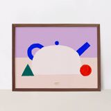 Wall poster with teapot - 70x50cm