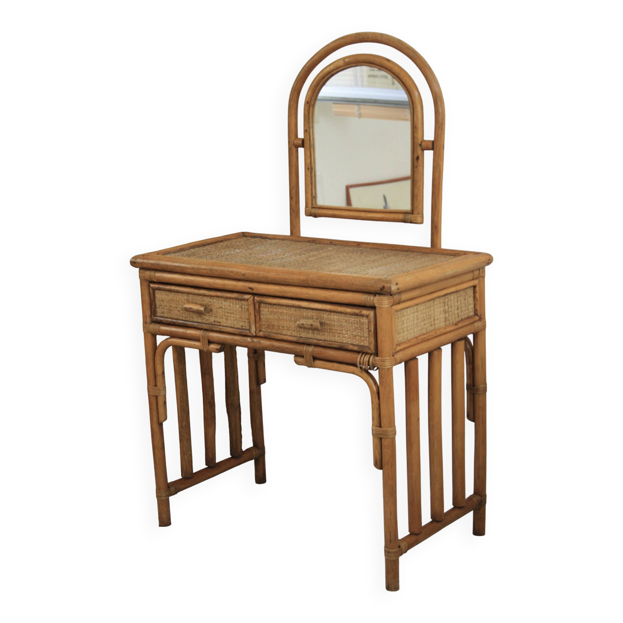 Dressing table or rattan desk