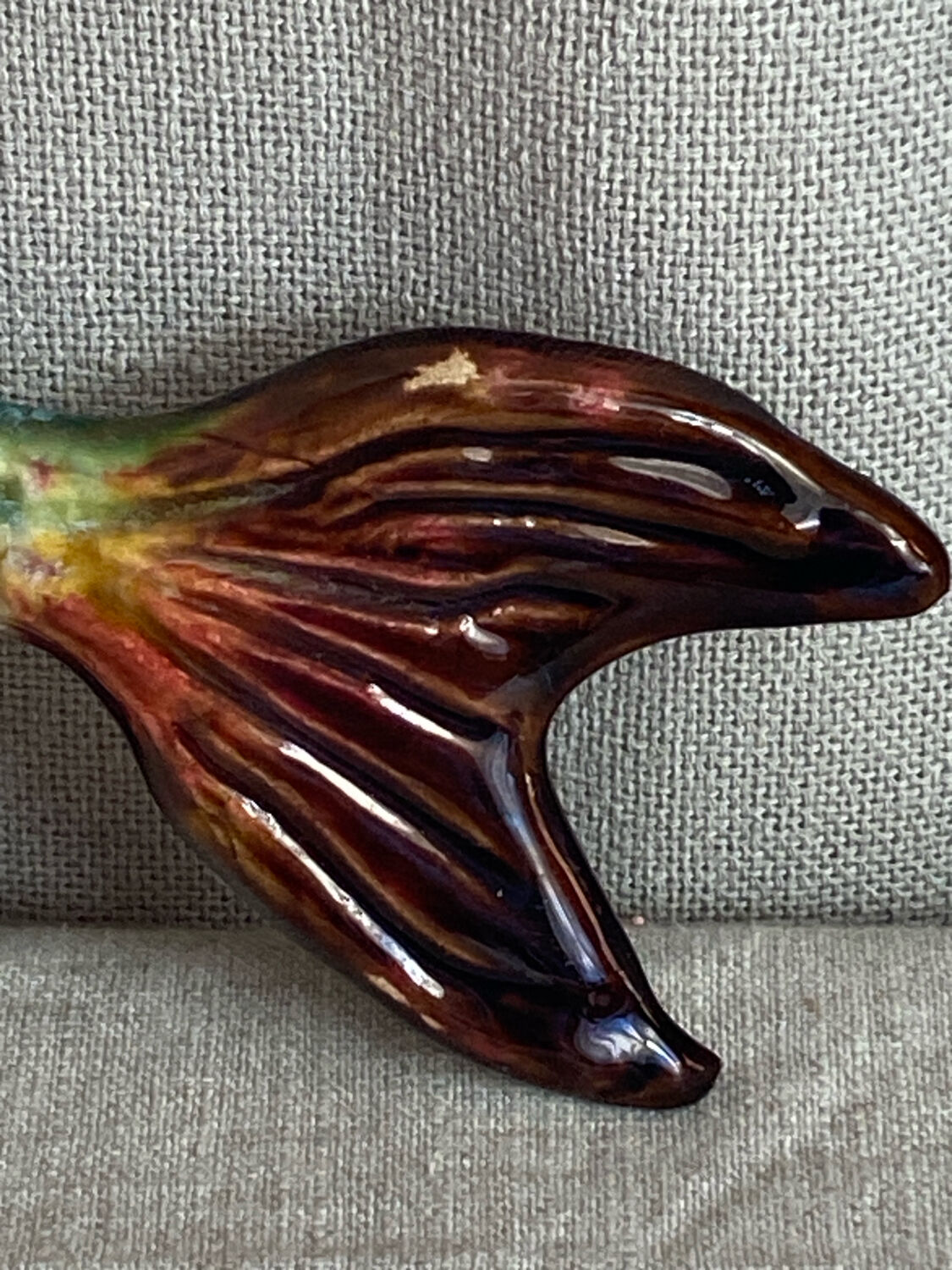 Glazed ceramic fish