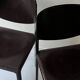 Set of 2 Italian chairs in brown Havana leather, design MATTEO GRASSI