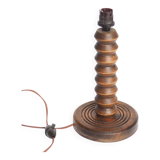 Dudouyt style wooden lamp base