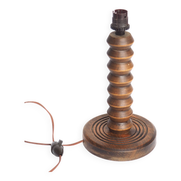 Dudouyt style wooden lamp base