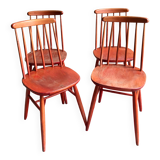 Set of 4 vintage 1960's scandinavian