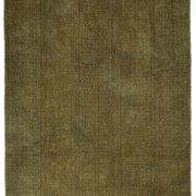 Large Handmade Army Green Kilim Rug, 224x303Cm