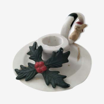 Fine porcelain candle holder