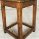 Tabouret vintage de ferme en châtaignier Circa 50