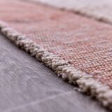 Wool Shaggy rug 200x300 cm , Hand made wool apricot orange carpet