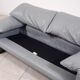 Ensemble de sièges en cuir « Maralunga » de Vico Magistretti pour Cassina