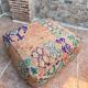 Handmade Berber Kilim pouf, floor cushion