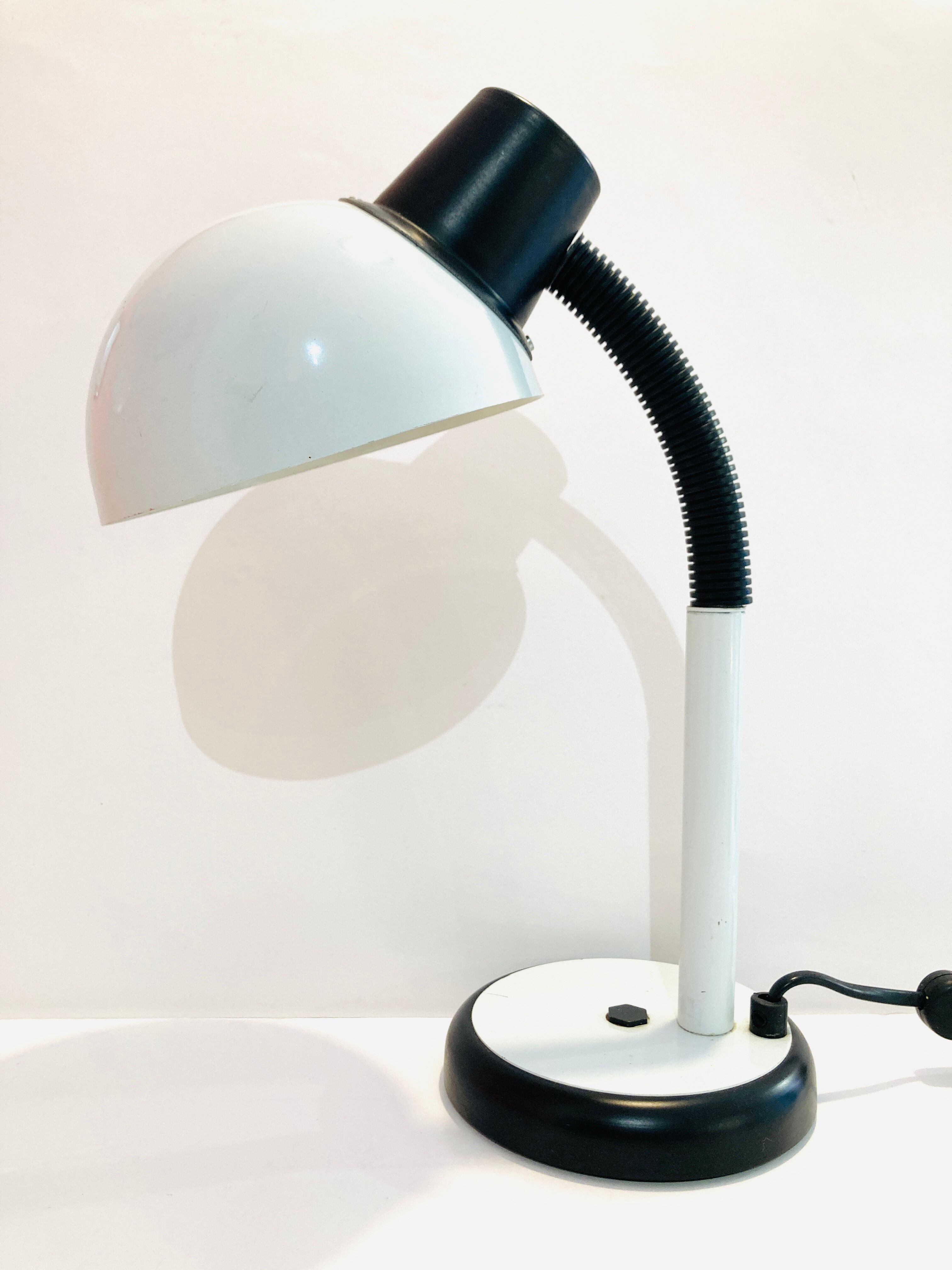 Light gray lamp of the 60s-70s articulated
