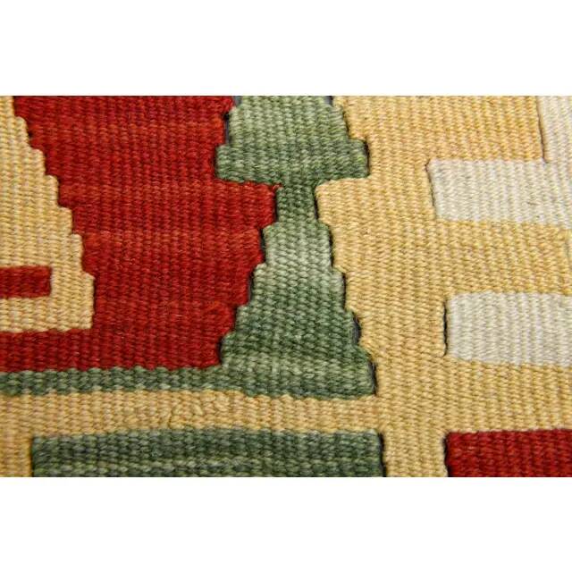 1970s Vintage Turkish Oushak Handmade Wool Cotton Red Runner Rug 78x224