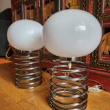 2 "spring" lamps by Ingo Maurer