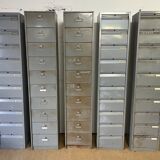 Set of 5 metal cabinet with industrial valves
