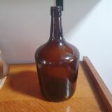 Lady Jeanne vase in brown smoked glass Some small discreet white traces