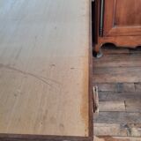 Industrial trestle drawing table