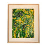 L. MITCHELS, active 20th century. Composition, 1971. Acrylic on paper.