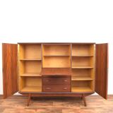 Mid-Century Danish Teak Highboard, 1960s.