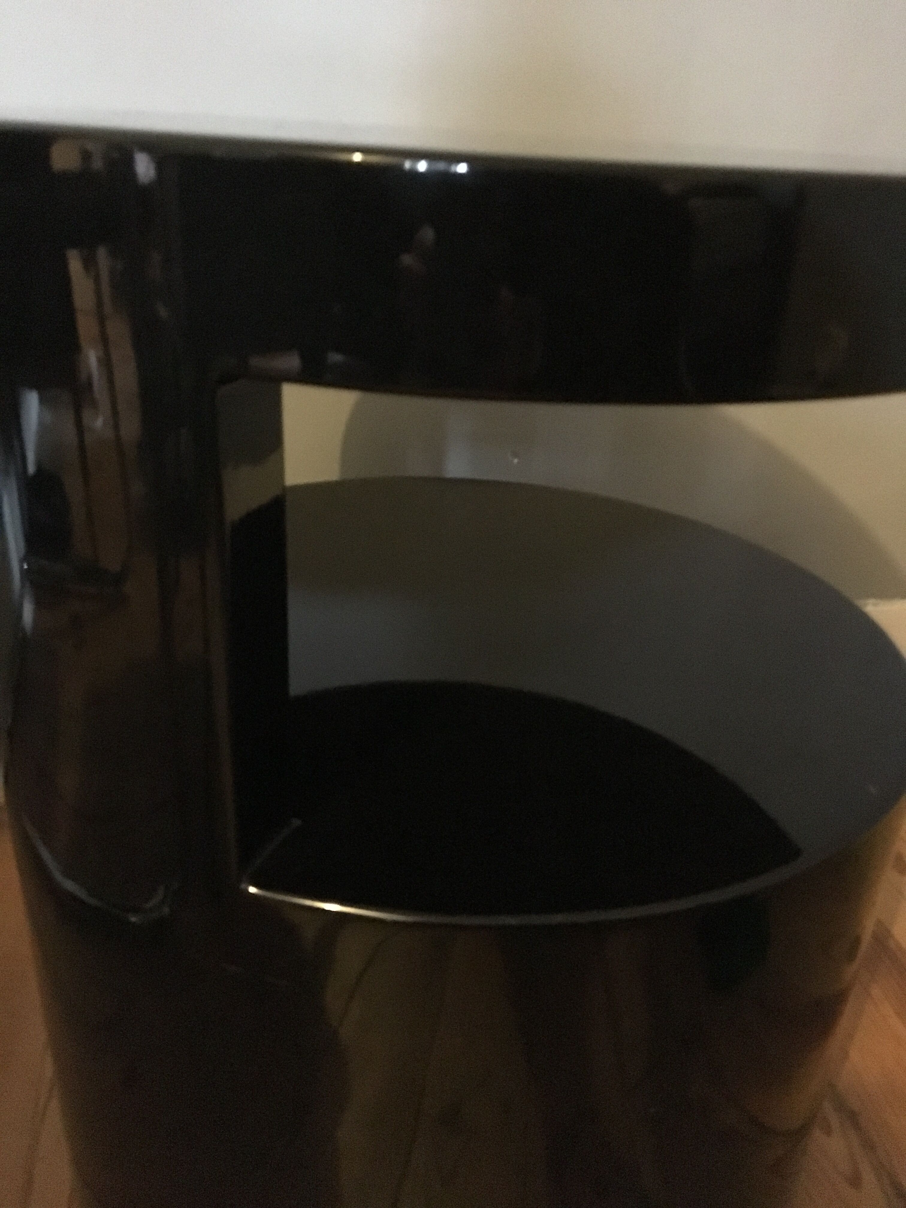 Space age round bedside