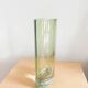 Hand-blown glass vase in apple green – circa 1980