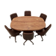 Table à manger Shelby Williams et 6 chaises