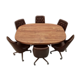 Table à manger Shelby Williams et 6 chaises
