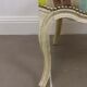 Louis XV style embossed velvet armchair - circa 1950 France